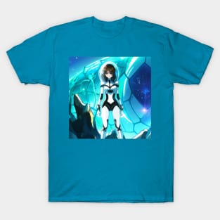 Anime Girl on an Ice Planet T-Shirt